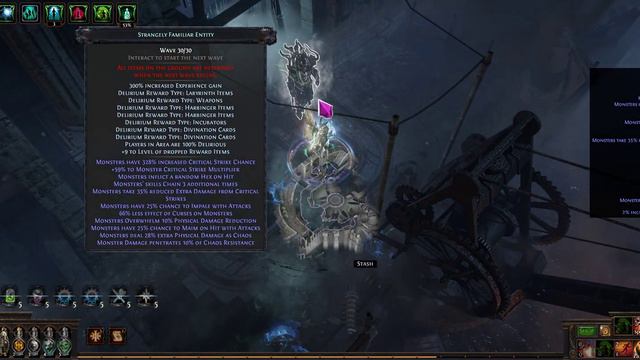 3.22 Path of Exile - Vaal Detonate Dead - Easy Wave 30 Simulacrum смотреть онлайн