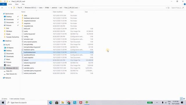 Android Studio Virtual Device Error Solved || Emulator Already running || Black Screen смотреть онлайн