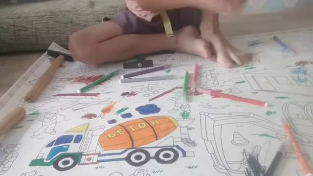 Разкраска большой картины! смотреть онлайн