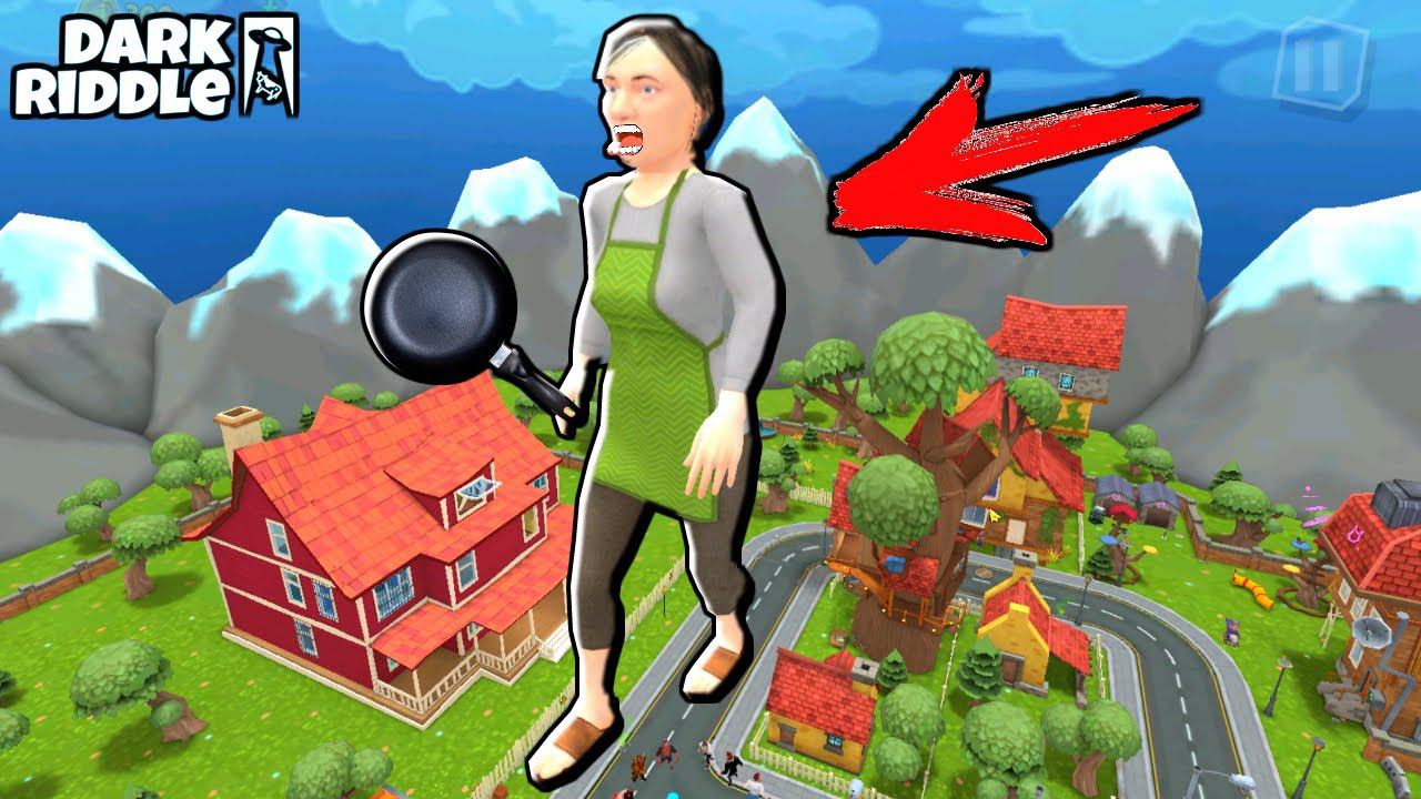 СОСЕД стал МАМА СКУЛБОЙ ПРИВЕТ СОСЕД! Новые ТАЙНЫ в Dark Riddle смотреть онлайн