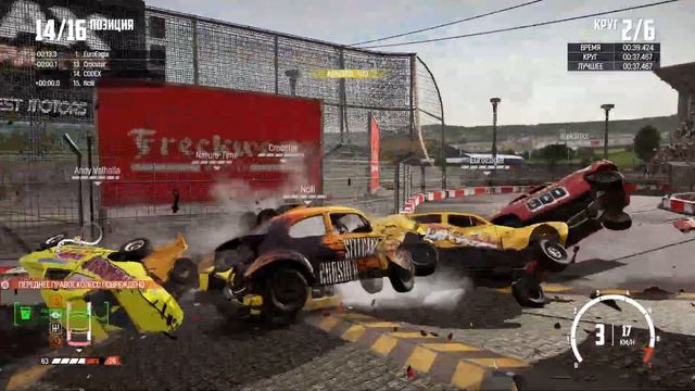 Нереальное дерби в игре Wreckfest смотреть онлайн