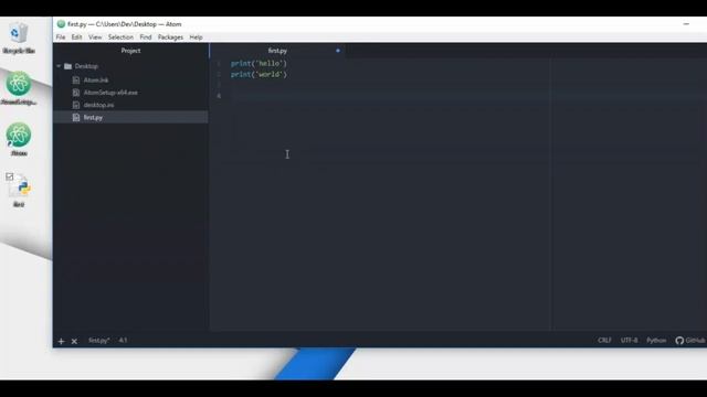 Python | Installing Atom | Episode 5 смотреть онлайн