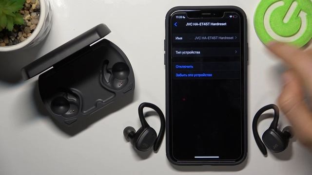 JVC ha et45t TWS | Как от айфона отключить наушники JVC ha et45t TWS смотреть онлайн