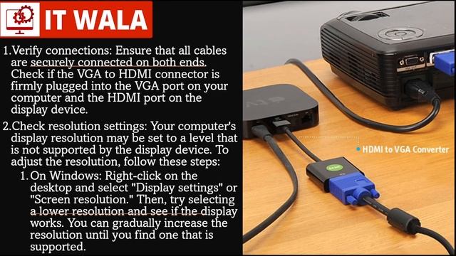 How to fix Power is not Supported VGA to HDMI Connector ? | All Problems are Solved | Hindi смотреть онлайн