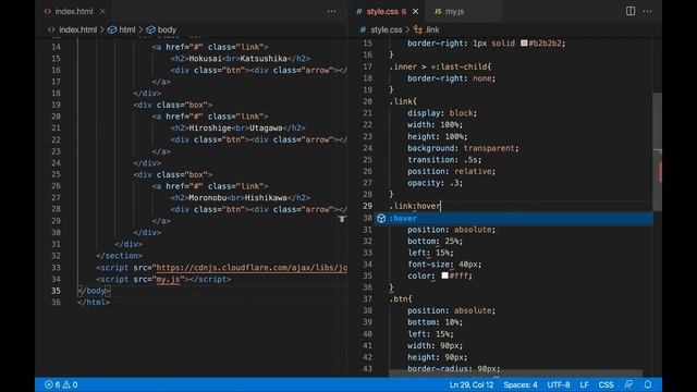 Hover Effecrt - Background Image Change【HTML / CSS / jQuery】 смотреть онлайн