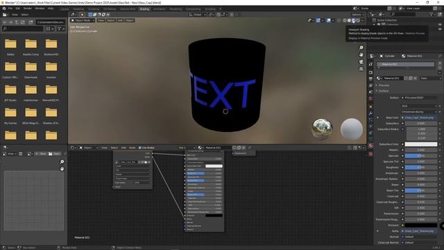TWO Ways of Getting a Glass Blender Object to Look like Glass in Unity - One With and Without PNG. смотреть онлайн