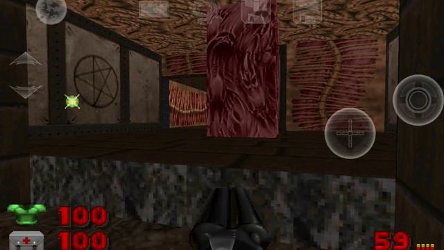 Уровень 28 игры Дум2, карта MAP 28 DOOM2, секреты Map28 DOOM 2, прохождение Дума на телефоне Андроид