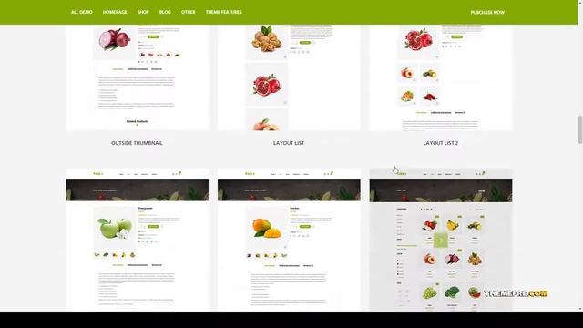 Yui - Organic and Food WooCommerce WordPress Theme смотреть онлайн