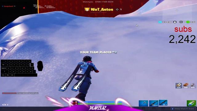 LIVE playing zone wars with subs. EPIC games name deapzeaz смотреть онлайн