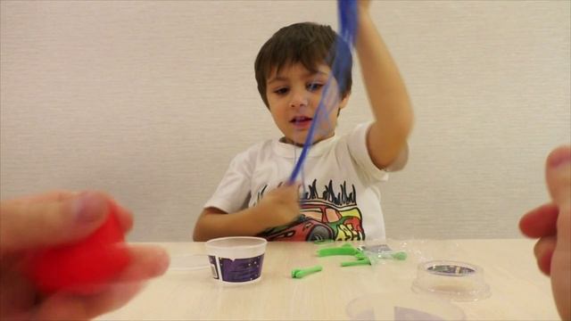 Умный пластилин жвачка для рук лепим монстров для детей Silly putty sculpt monsters for kids смотреть онлайн