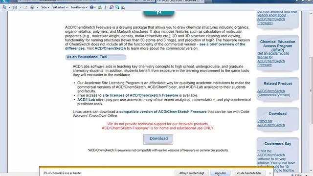 download chemsketch смотреть онлайн
