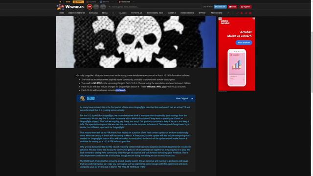 10.2.6 wird "große Überraschung" und ein "Community-inspiriertes Event": Kein PTR, Release im März смотреть онлайн