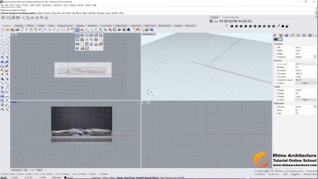 Rhino Architecture Modeling Tutorial - Wood Sulpture Museum by Mad Architects (Part1) смотреть онлайн