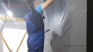 Оригинальный узор на стене из декоративной штукатурки, своими руками!