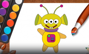 Рисуем Инопланетянина)