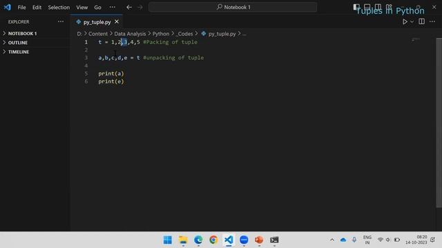 Python 9: Mastering Tuple in Python: Your Key to Immutable Data Structure || Tuple Operations Pytho смотреть онлайн