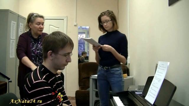 Урок вокала. Believe и Вероника - первое прочтение смотреть онлайн