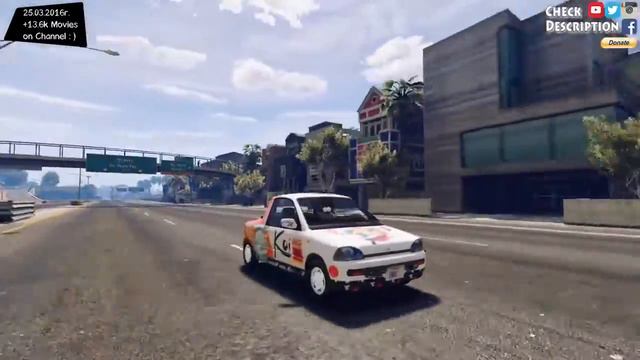 GTA V - Subaru Vivio T-Top #13 смотреть онлайн
