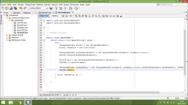 [Aula 8] Redes I - Sockets em Java - parte 2 смотреть онлайн
