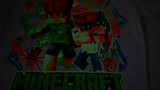 ► ФУТБОЛКА С ПРИНТОМ MINECRAFT / МАЙНКРАФТ СВЕТИТСЯ В ТЕМНОТЕ ? РАСПАКОВКА ? И ОБЗОР ⬇️ смотреть онлайн
