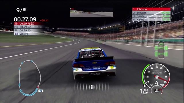 NASCAR THE GAME 14 : NASCAR 2014 KANSAS NIGHT