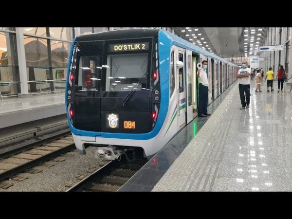 Ташкентское метро. Первый участок Кольцевой линии метро. 81-765/766/767 "Москва" Дустлик-2 - Куйлюк.