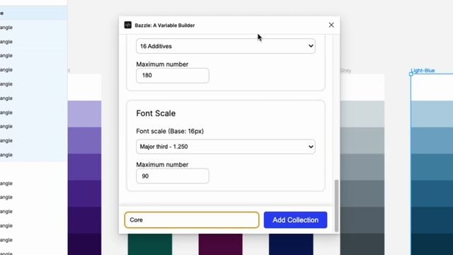 Bazzle: A Variable Builder Teaser- Build color, spacing font scale variables in Figma - Free plugin смотреть онлайн