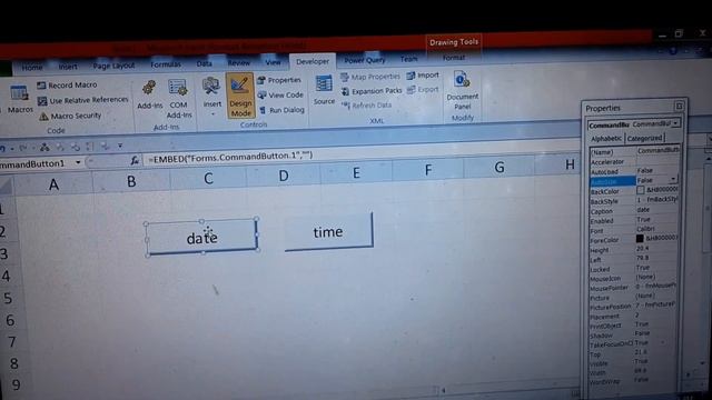 # vba #command button in excel sheet #date # time #Rohan смотреть онлайн