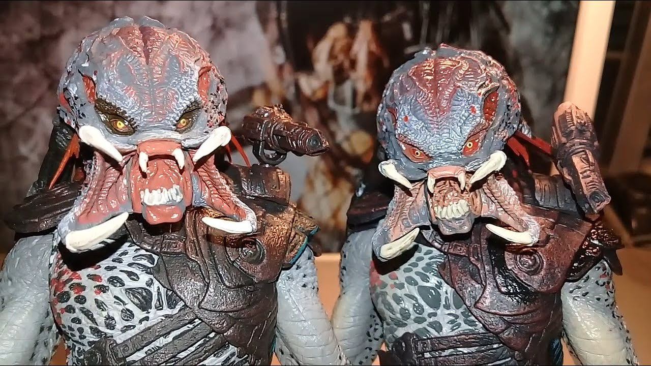 Comparison! Neca Unmasked Berserker Predator (Original vs Reissue), From 2010 Series 2. смотреть онлайн