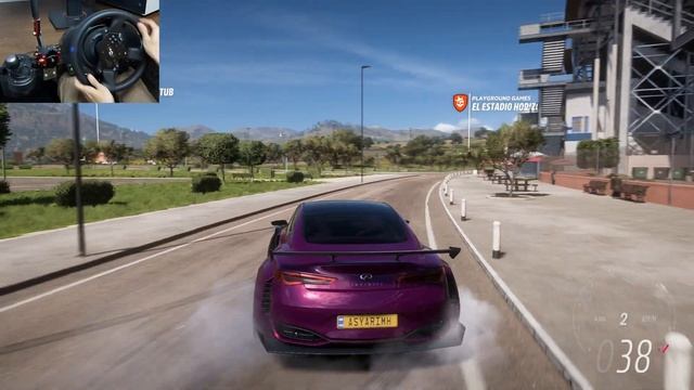 Rebuilding INFINITI Q60 (800HP) - Forza Horizon 5 | Thrustmaster T300RS Gameplay смотреть онлайн