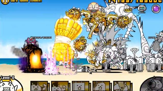 The Battle Cats VietNam - Ogre Island (Deadly) Fish Maniac | Salaryman Awakes! ~ смотреть онлайн