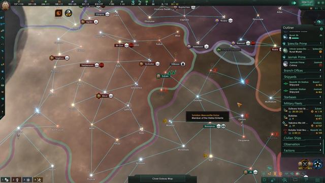 Ep7 - Stellaris Megacorp - Tortollan Mercantile Union смотреть онлайн