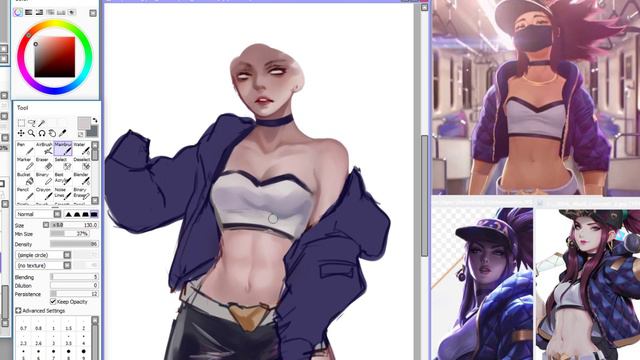 [Speed Paint] KDA - Akali смотреть онлайн