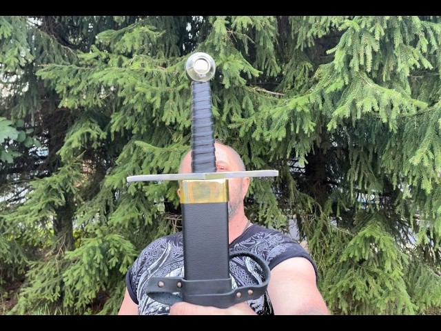 Рыцарский поясной меч 13 века | Как определить кованый меч от поделки! смотреть онлайн