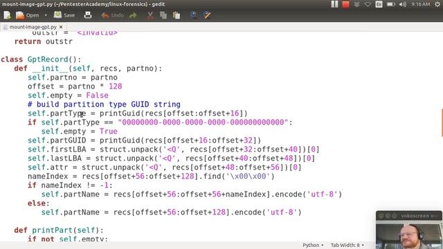 028 Mounting an image part6 mounting GUID partitions with Python смотреть онлайн