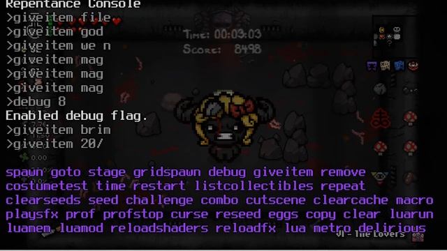 I'm still getting achievements in Binding of Isaac Repentance with debug console on смотреть онлайн