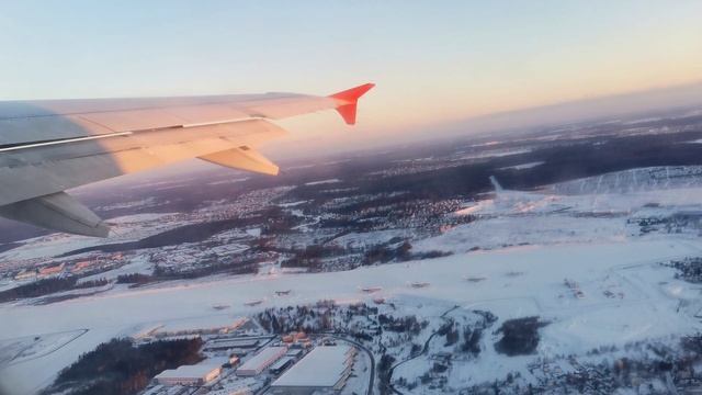 09.03.2023 SU6 Москва (SVO) - Санкт-Петербург (LED) А320 взлет смотреть онлайн