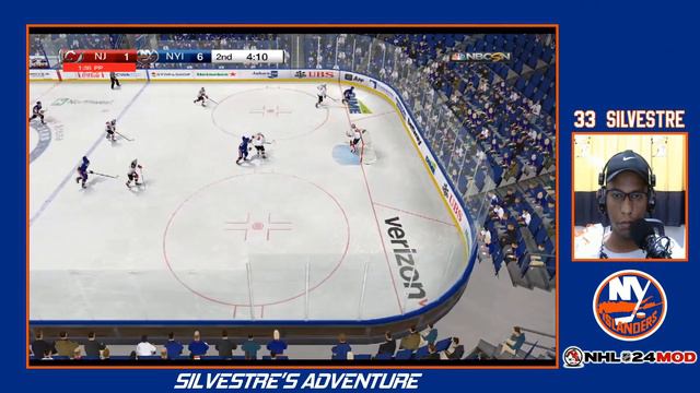 NHL 09 (24 MOD) - Devils (IA) vs Islanders (Silvestre) смотреть онлайн