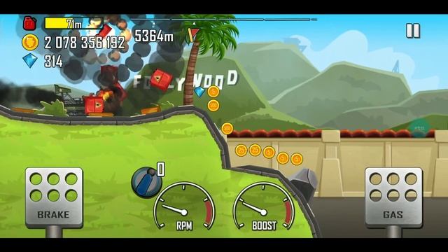 Hill Climb Racing. Super Off-Road+ Action Hero 9681 meters смотреть онлайн