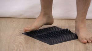 Обзор массажного коврика для стопы.