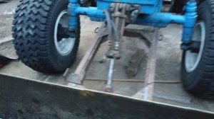 Самодельный отвал на  МТЗ 80 спарка, захват 3 метра