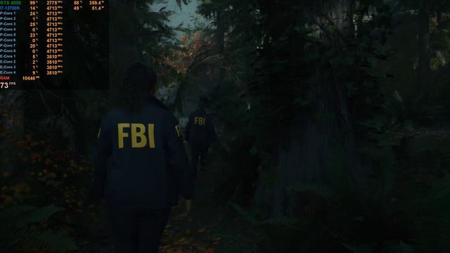 Alan Wake 2 | DLSS 3.5 Path Tracing ON | RTX 4090 + i7 12700K смотреть онлайн