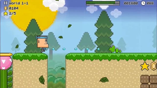 Big Head Gunner //World 1-1 Walkthrough смотреть онлайн