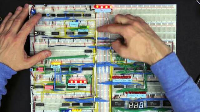 Bus architecture and how register transfers work - 8 bit register - Part 1 смотреть онлайн