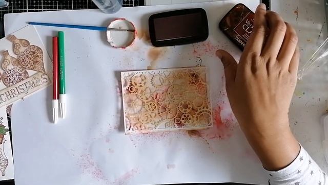 Scrapbooking l une carte steampunk simple avec distresseur смотреть онлайн