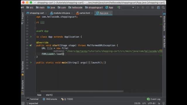 Shopping Cart Java Project | Part #1 | Java OOP Project | JavaFX Example | Source Code Included смотреть онлайн