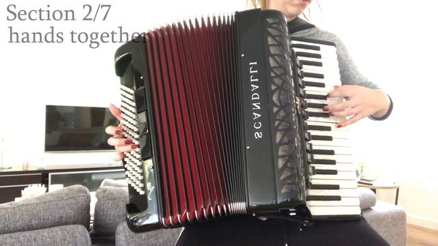 [Accordion Tutorial MIRRORED] La Valse d'Amelie from Amelie by Yann Tiersen смотреть онлайн