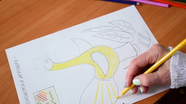 Знакомство с филимоновской игрушкой. Уроки рисования #выпуск№6 смотреть онлайн