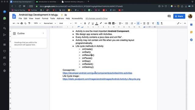 what is android activity ? Lifecycle methods? | Activity PART 1 | Android App Development in Telug смотреть онлайн
