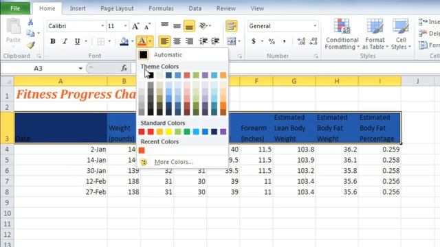 Excel 2010: Formatting Cells смотреть онлайн